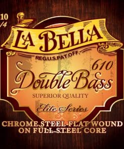 Cuerda de contrabajo de doble núcleo de acero Elite Chrome