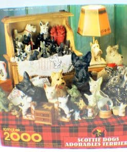 Puzzle de Perros Terrier Escoceses Adorables - 2000 Piezas