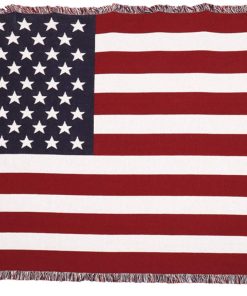 Cobija con Bandera de Estados Unidos - Regalo Suave Tapiz