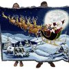 Manta Navideña de Pure Country Weavers - Santa Claus San