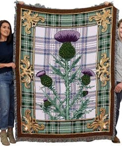 Manta de Tapiz Pure Country Weavers Escocia - Flor Nacional