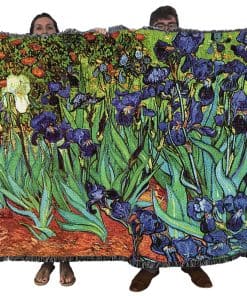 Manta con diseño de Iris de Vincent Van Gogh por Pure