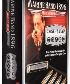 Armonica Hohner MBC Marine Band, Paquete de 5 con Estuche