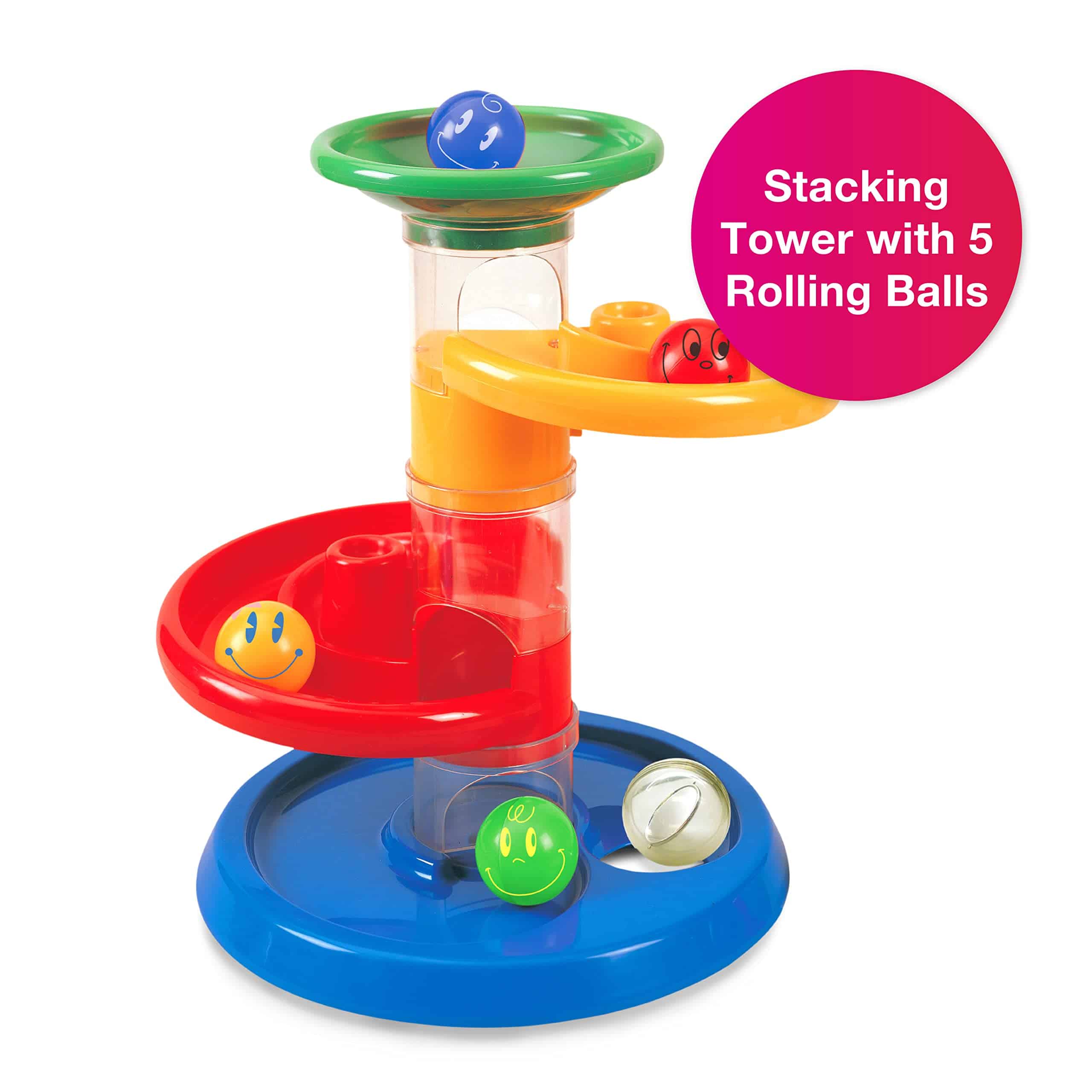 Edushape Rollipop Starter Marble Run STEM Baby Toy - Torre - Imagen 4