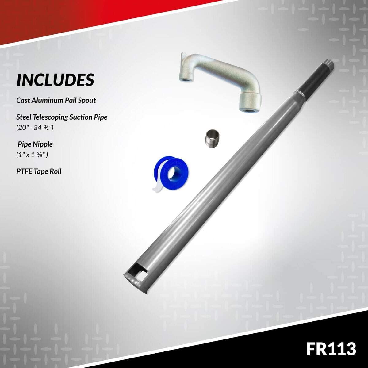 Bomba de Transferencia de Combustible Fill-Rite FR113 con - Imagen 5