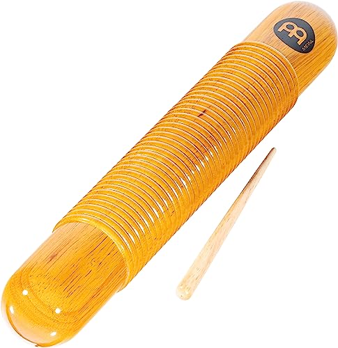 Meinl Percussion Wood Guiro con Raspador y Orificios de