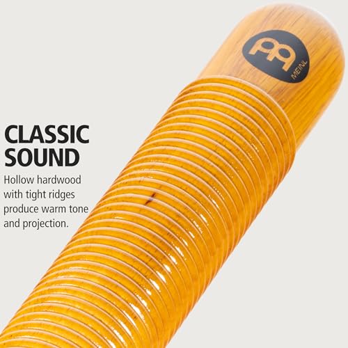 Meinl Percussion Wood Guiro con Raspador y Orificios de - Imagen 3