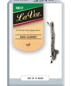 Cañas para clarinete bajo Rico La Voz, Fuerza Suave,