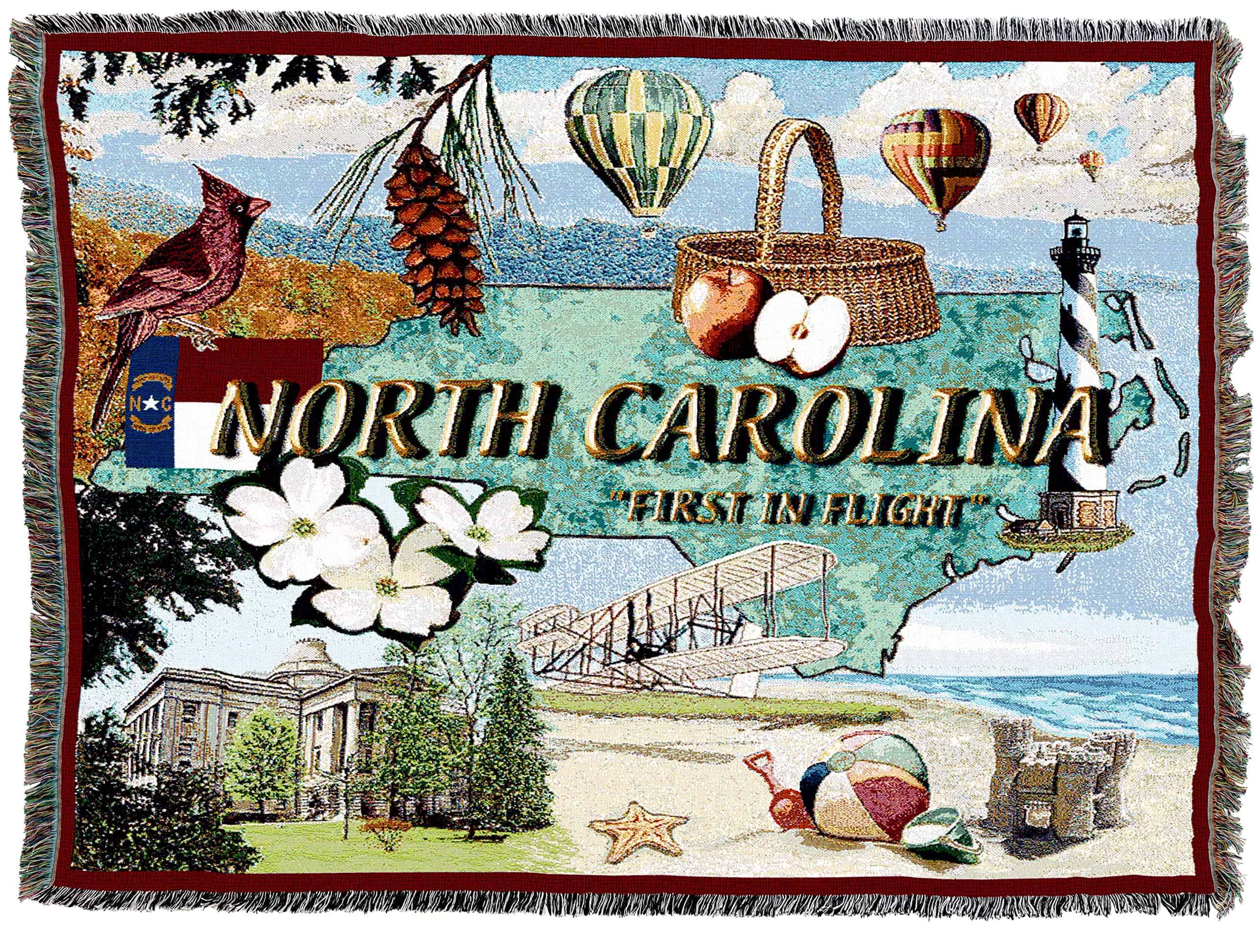 Manta tejida Pure Country Weavers del Estado de Carolina - Imagen 5