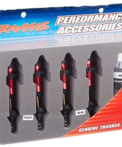 Amortiguadores de cuerpo de aluminio Traxxas 5460R en Rojo,