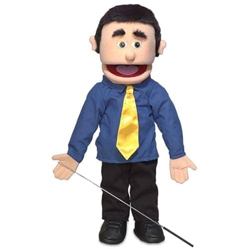 Marioneta de ventrílocuo de cuerpo entero de 25" George,