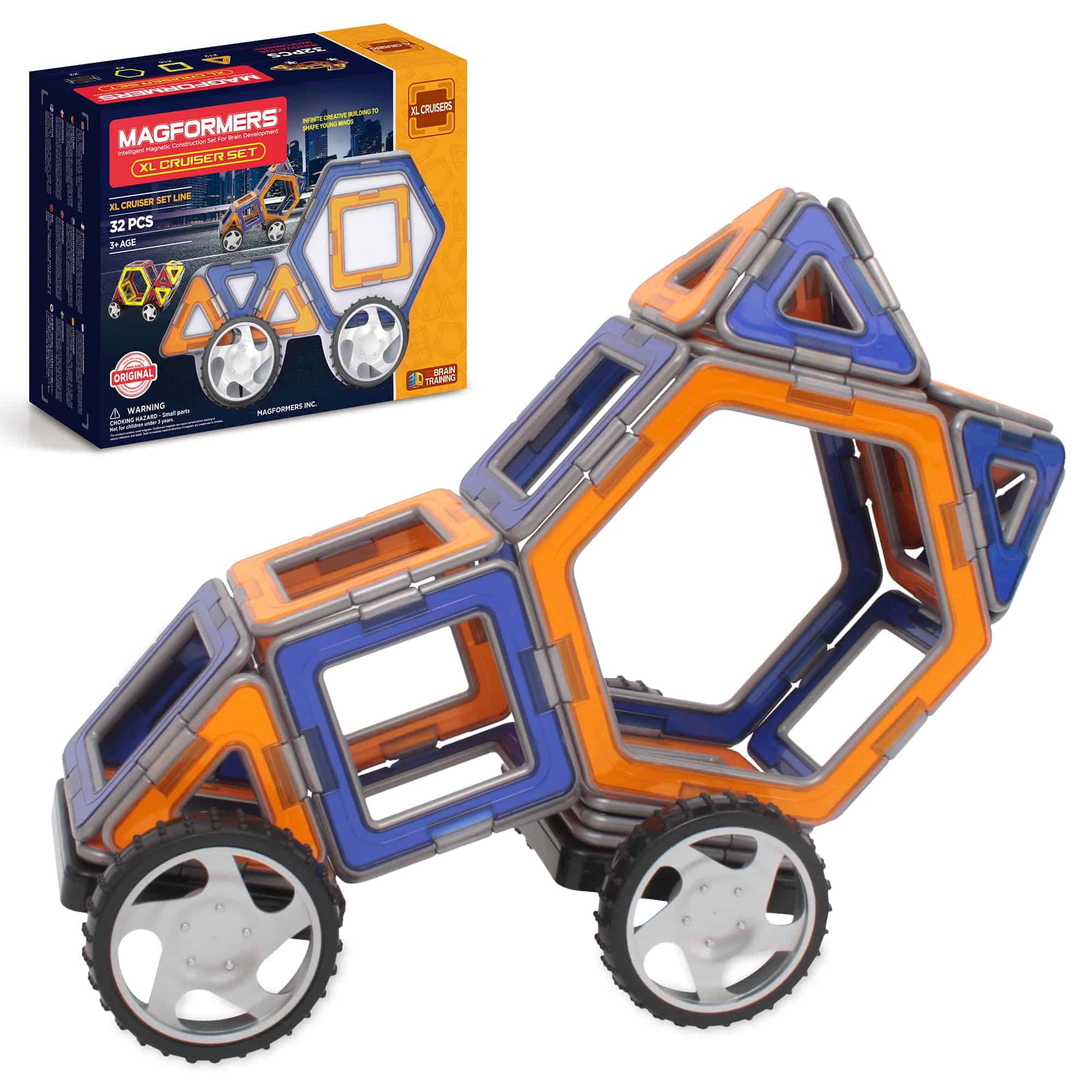 Conjunto de Coches Magformers XL Cruisers (32 piezas)