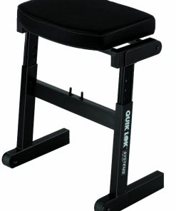 Asiento para músicos Bz7 con rápido montaje - negro