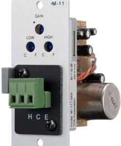 Módulo de entrada de micrófono balanceado TOA M-11S con