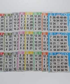 Juego de Cartas de Bingo SmallToys - 6 Cartas - 10 Hojas -