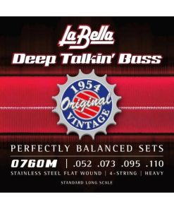 La Bella 0760M Deep Talkin' 1954 Original Vintage Stainless