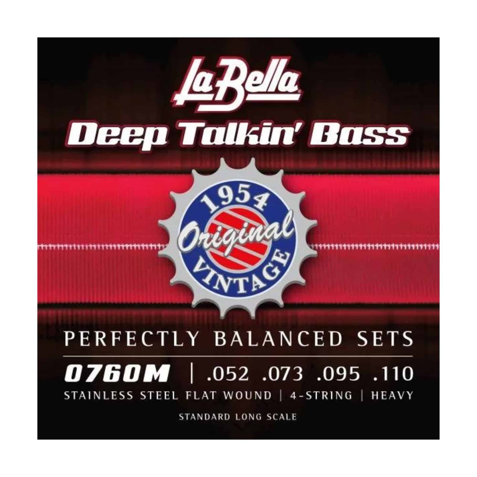 La Bella 0760M Deep Talkin' 1954 Original Vintage Stainless