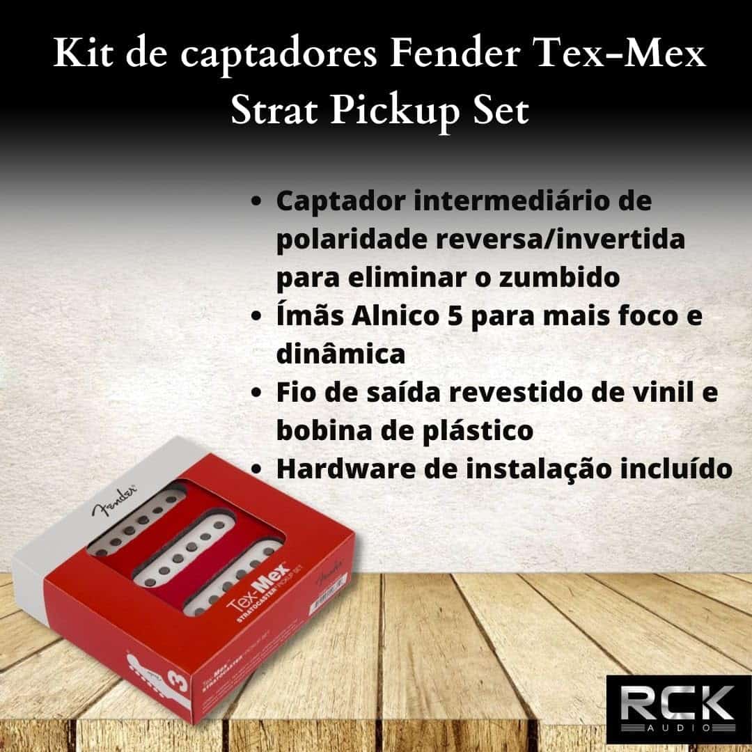 Set de pastillas Fender Tex-Mex Stratocaster - Imagen 3