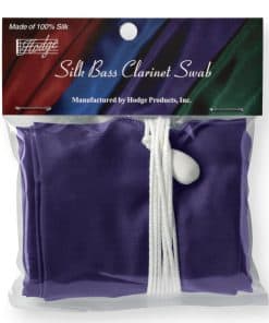 Hodge Paño de Seda para Clarinete Bajo - Morado