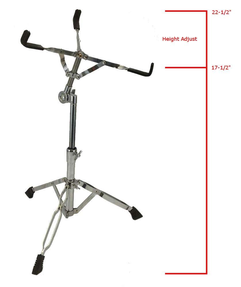 Soporte de Tambor de Redoble Doble Brazo Equipo Pesado para - Imagen 5