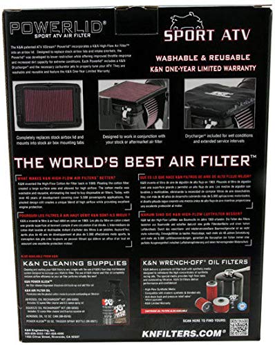 Filtro de Aire de Alto Rendimiento K&N HA-4506-T POWERLID - Imagen 3