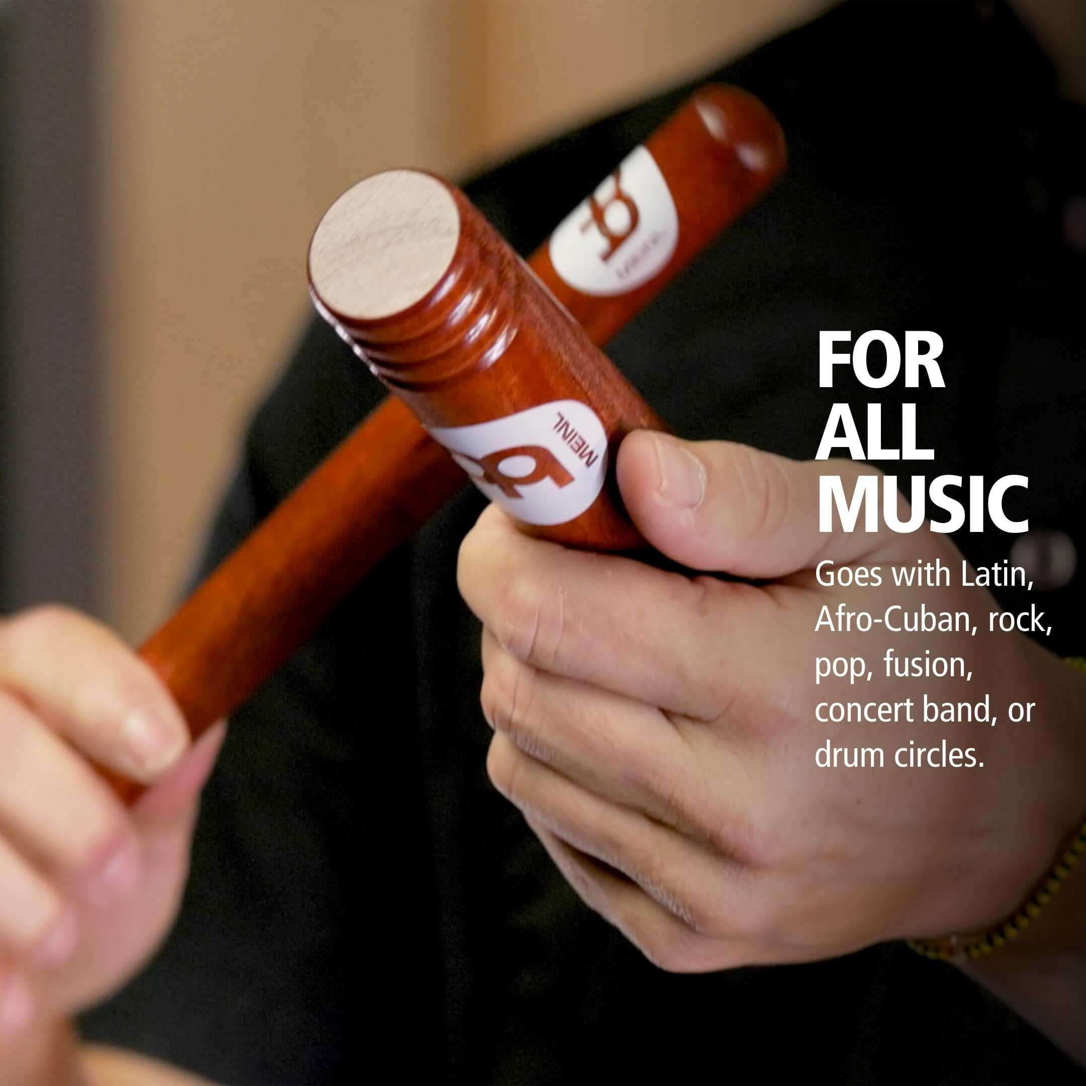 Meinl Percussion CL2RW African Redwood Claves - Imagen 5