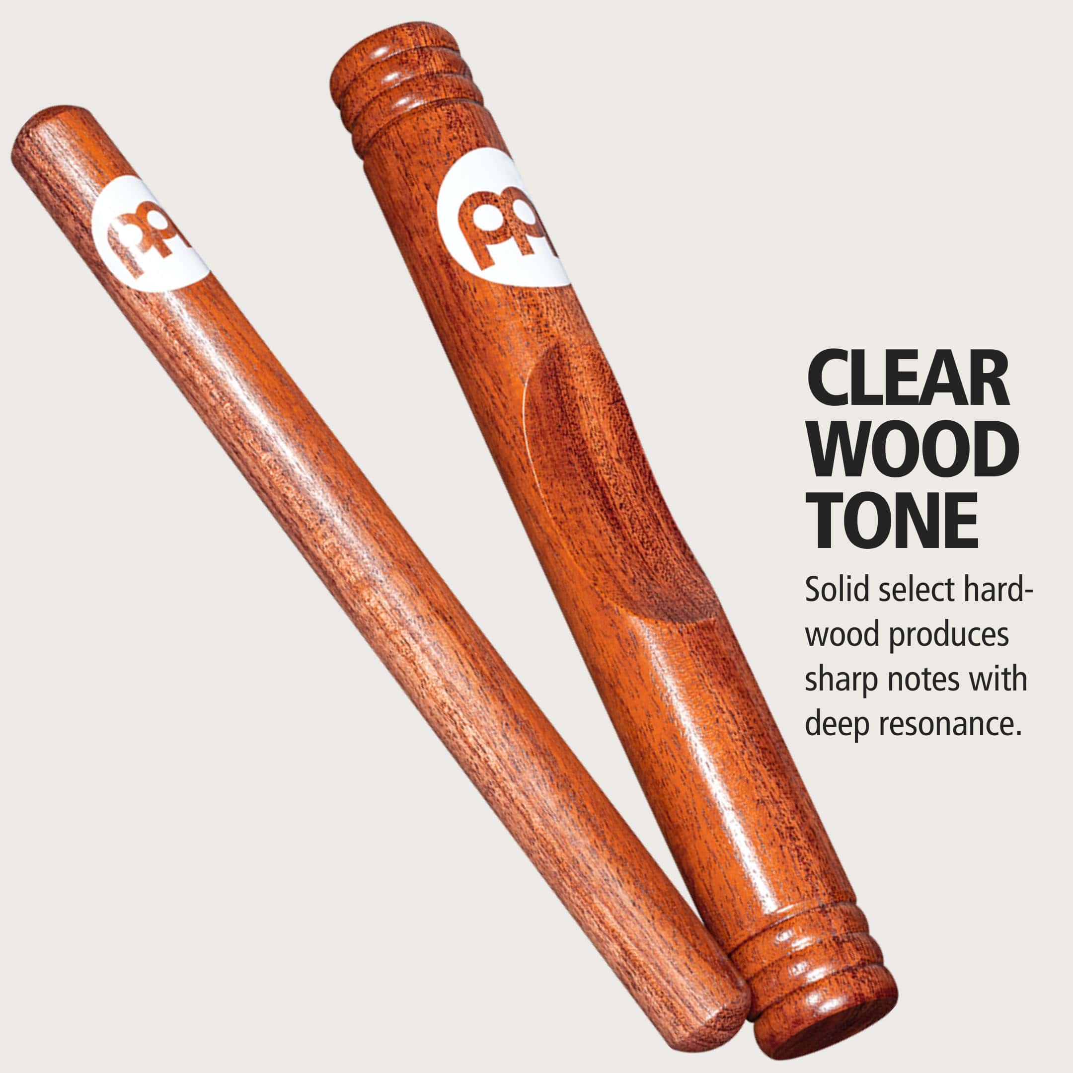 Meinl Percussion CL2RW African Redwood Claves - Imagen 3