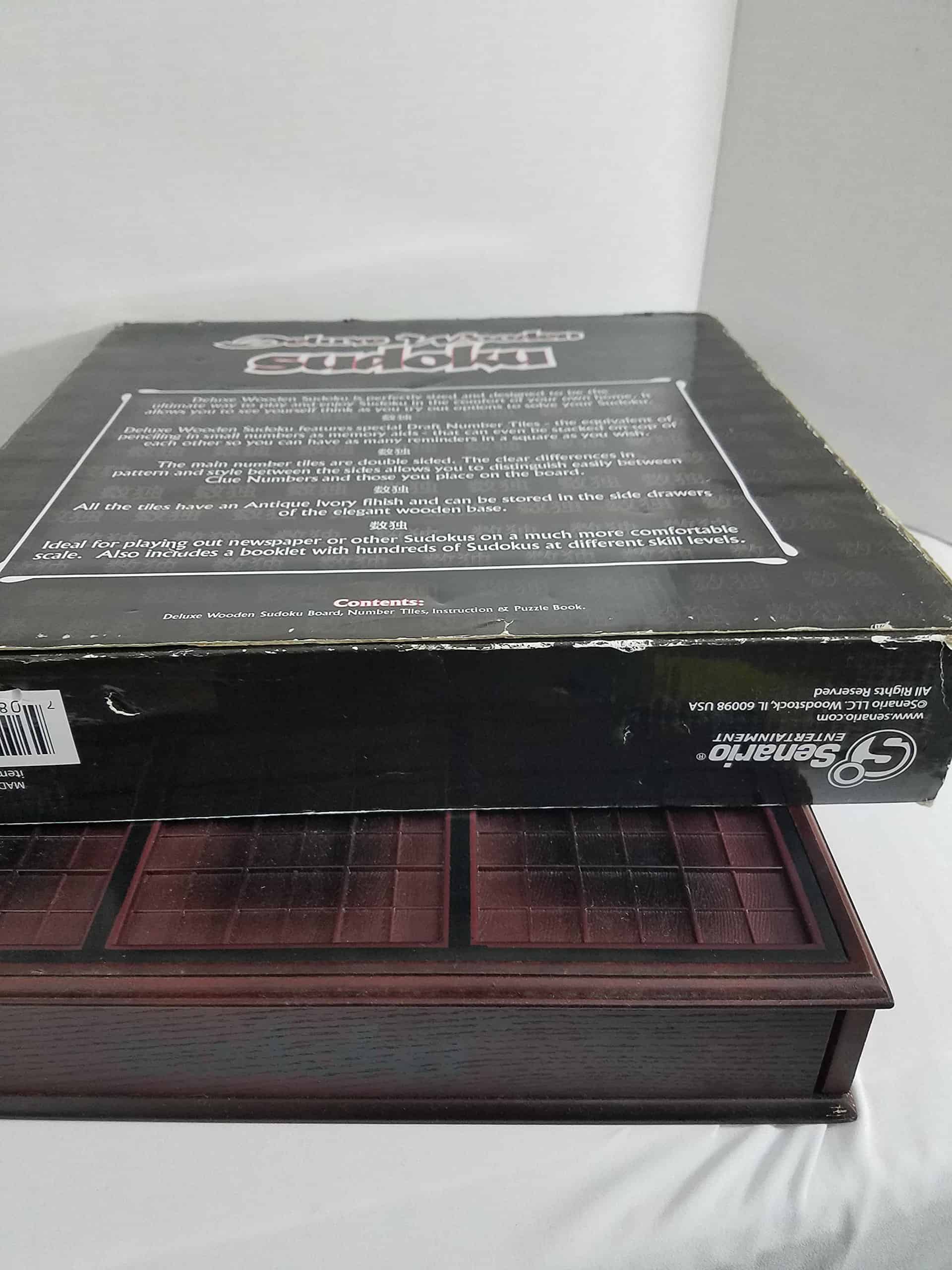 Senario Entertainment - Juego de Mesa de Sudoku de Madera - Imagen 6