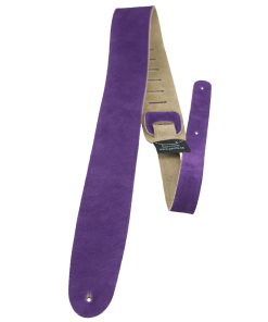 Correa para guitarra Perri�s Leathers Ltd. - Gamuza morada