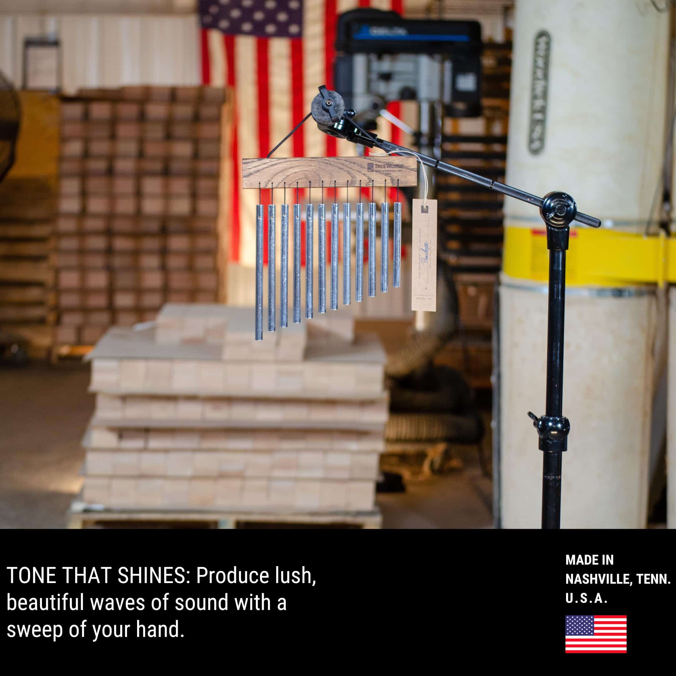TreeWorks Chimes Campana de Mano de una Hilera Percusión - Imagen 3
