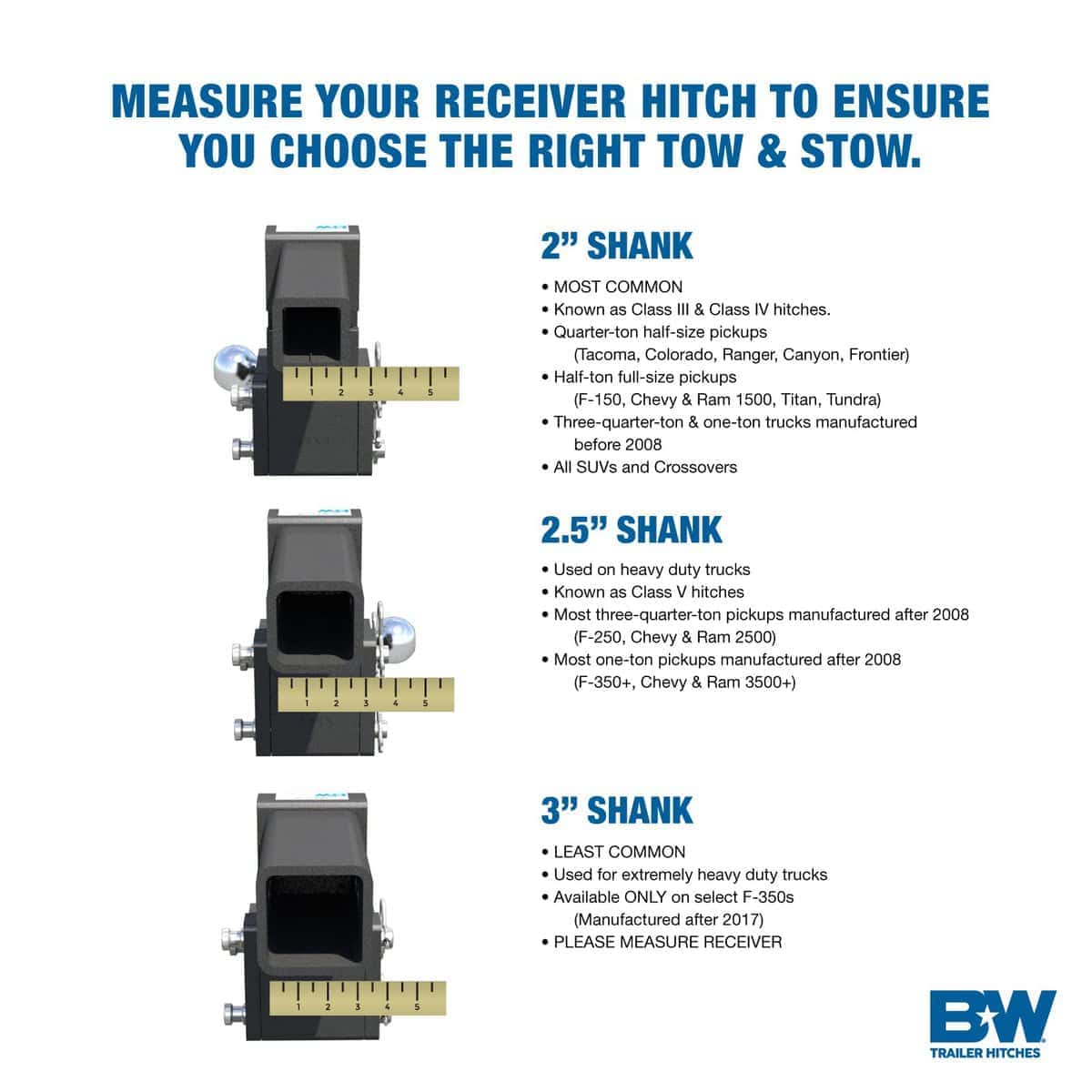 Enganche de remolque ajustable B&W Trailer - TS10035B - Imagen 7