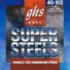 Cuerdas GHS 4 Super Steels, Cuerdas de Bajo de Acero