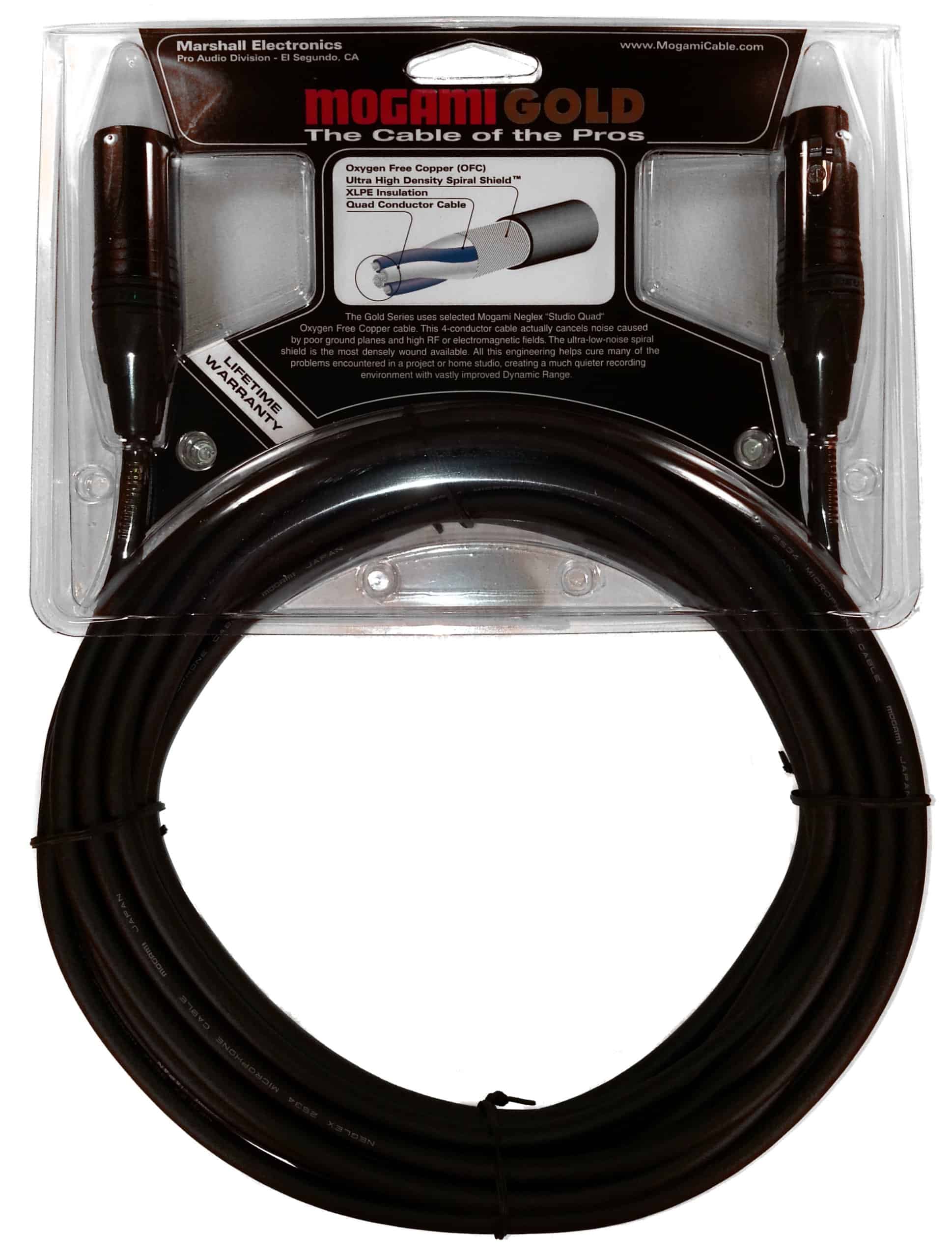 Cable de micrófono XLR Mogami Gold STUDIO-25, XLR-Hembra a - Imagen 4