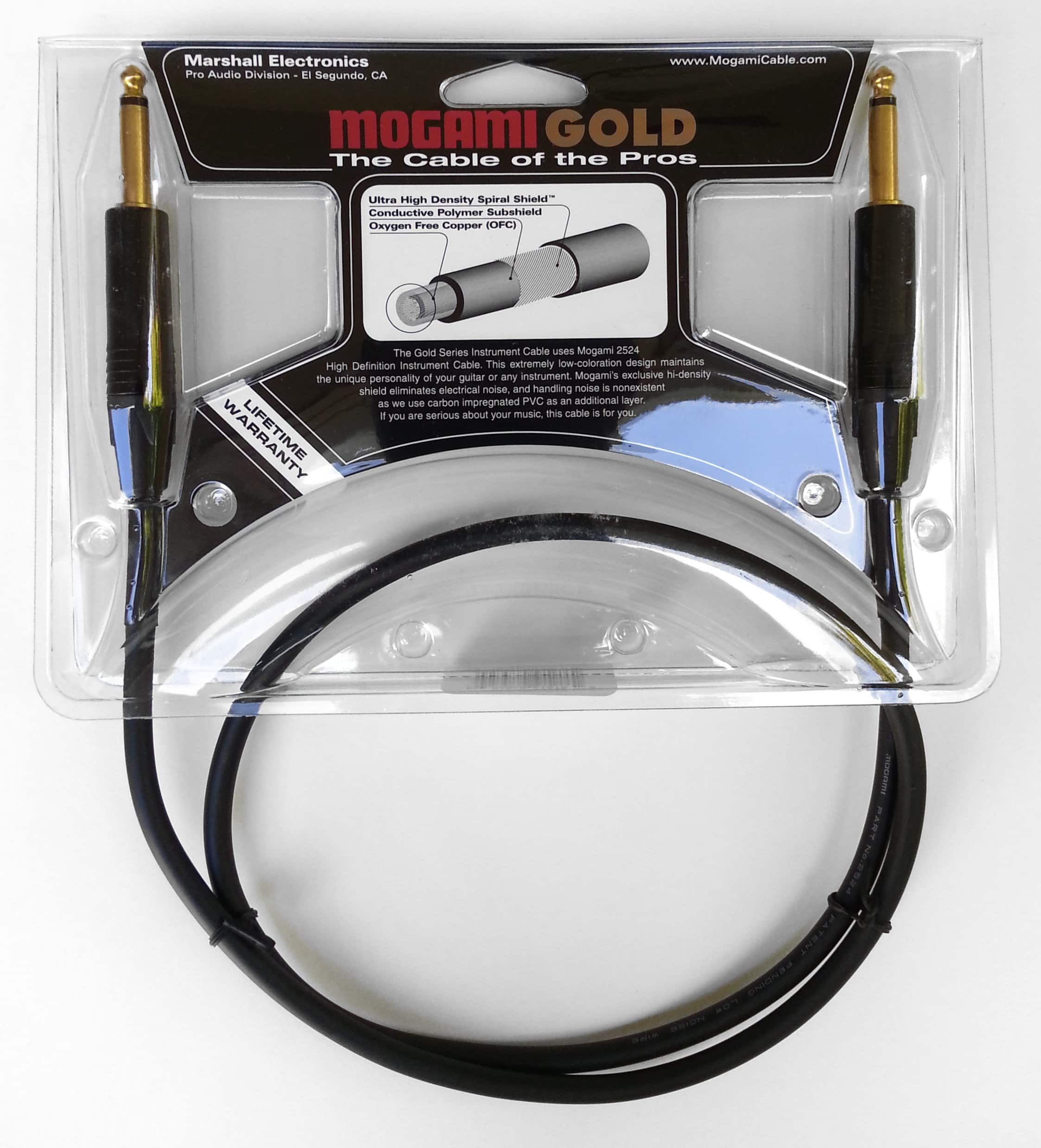 Cable de Instrumento para Guitarra Mogami Gold - Imagen 4