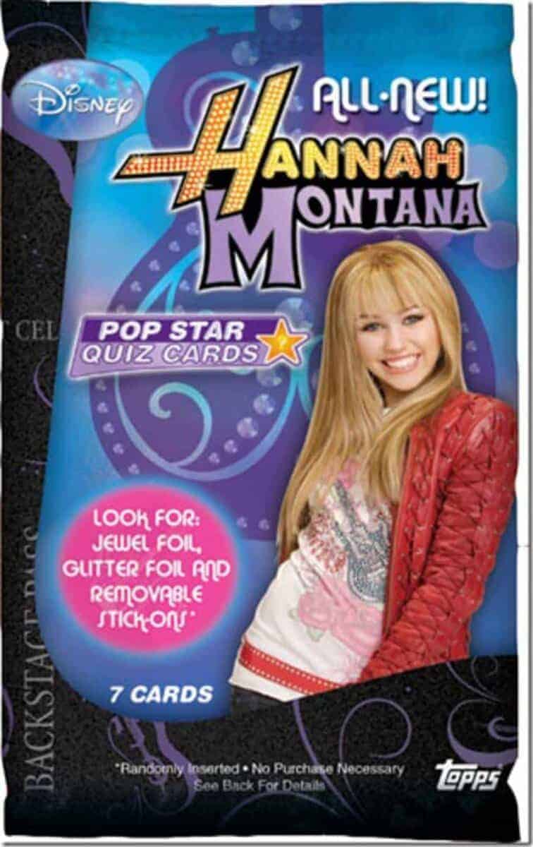 Topps Hannah Montana Pop Star Quiz Cards