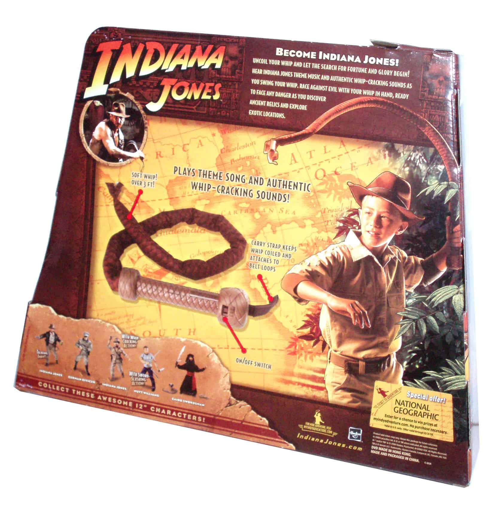 Látigo suave de 3 pies de Indiana Jones con efectos de - Imagen 3