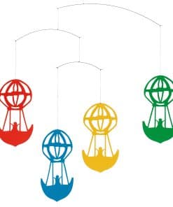 Móvil de vivero colgante de globos de colores de H.C.