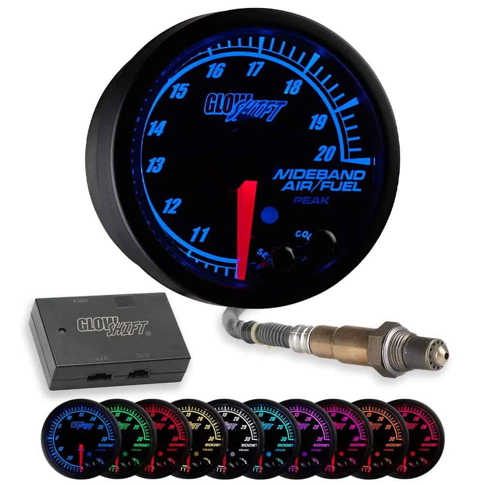 Kit de medidor de relación aire/combustible AFR GlowShift
