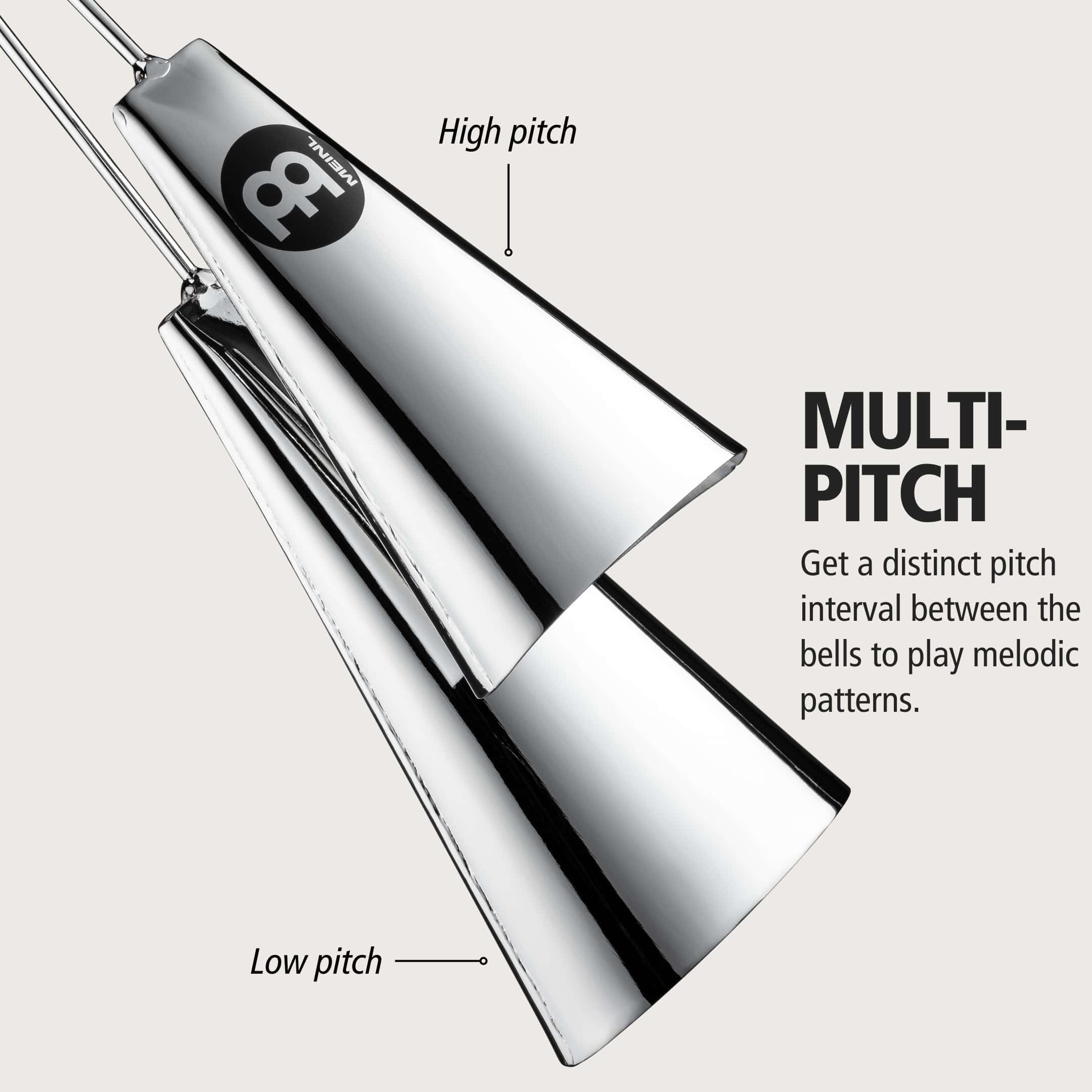 Meinl Percusión STBAG3-CH Campanas de Estilo Tradicional de - Imagen 3