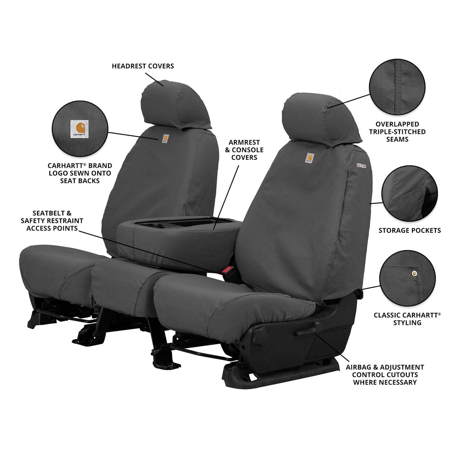 Forros de Asiento Personalizados Covercraft Carhartt - Imagen 6