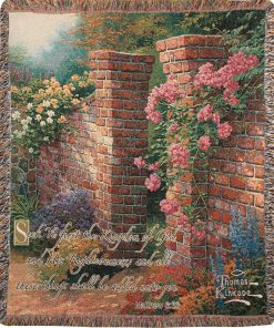 Manual Thomas Kinkade Manta de Tapiz 50 x 60 Pulgadas con
