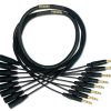 Cable Adaptador de Serpiente de Audio -Dorado
