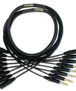 Cable Adaptador de Serpiente de Audio -Dorado