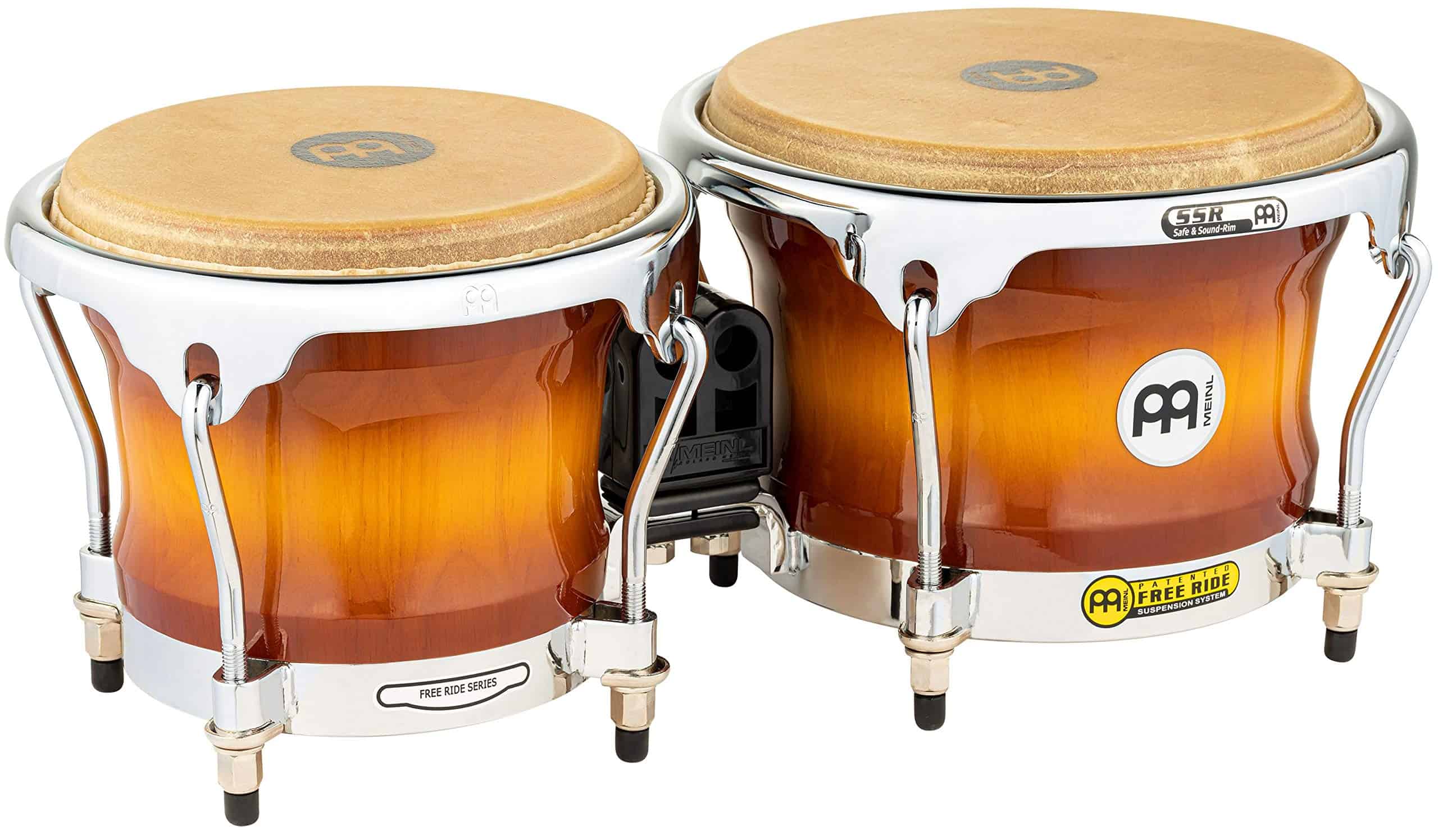 Meinl Percussion FWB400GAB Free Ride Series Wood Bongos,