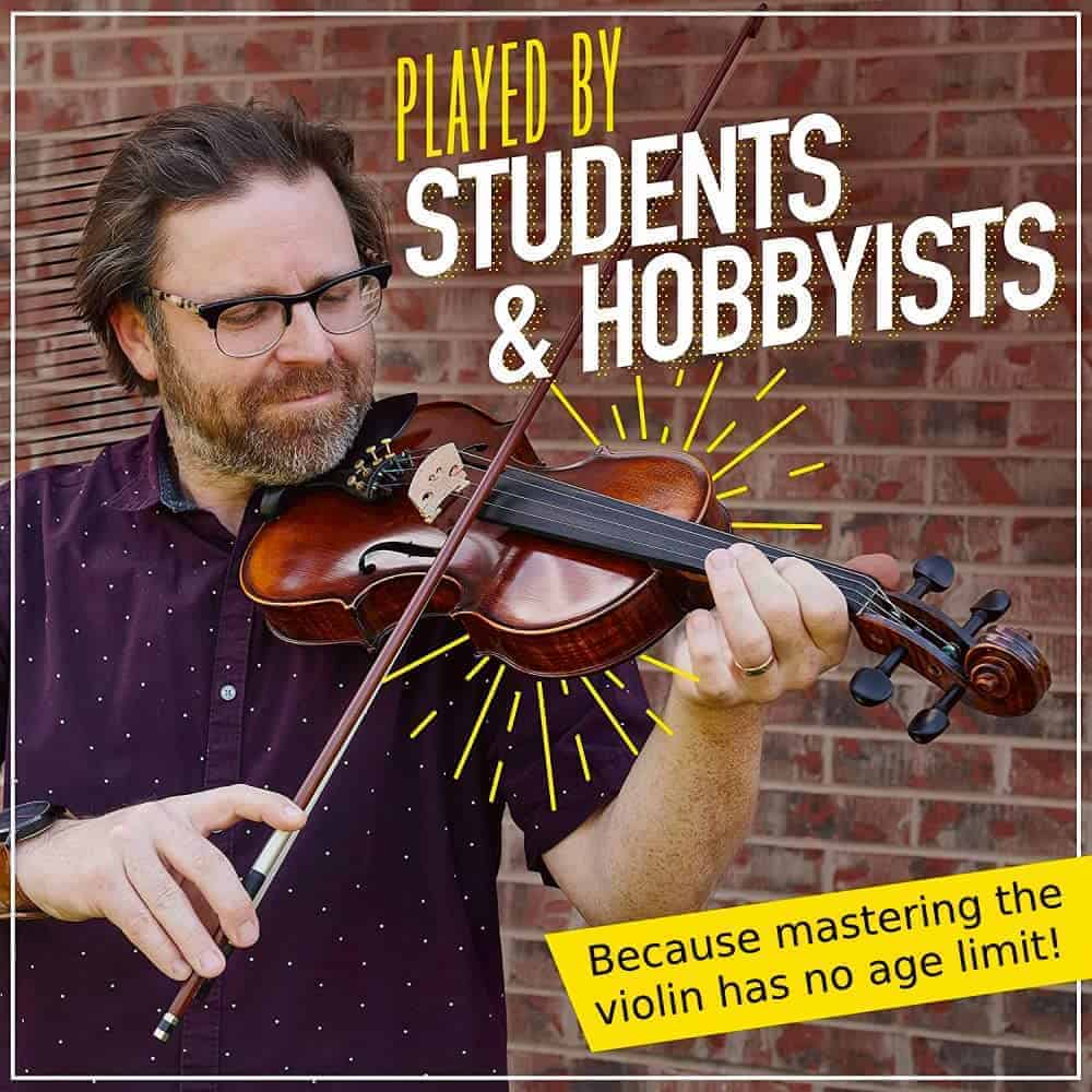 Violín Mendini By Cecilio - MV500+92D - Tamaño 4/4 (Tamaño - Imagen 7