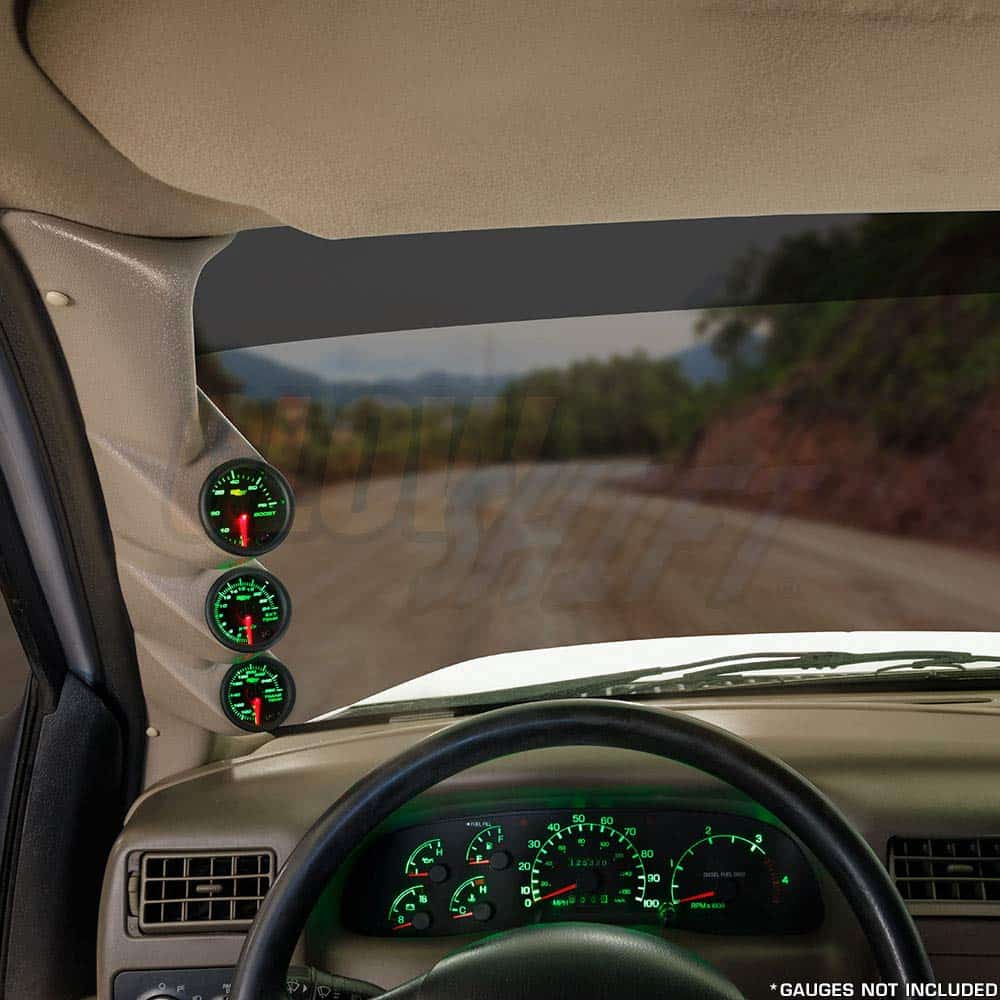 Pod de Tres Soportes de Calibre GlowShift Tan Compatible - Imagen 3