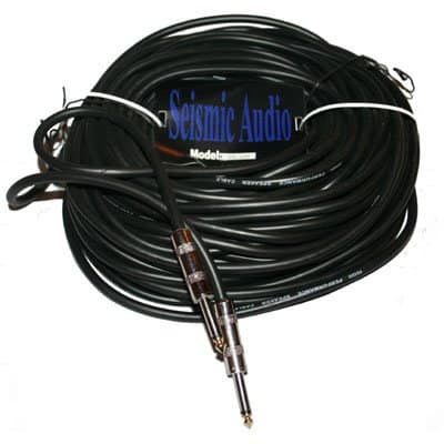 Cable de Altavoz Pro de 50 Pies 1/4 a 1/4 Seismic Audio - - Imagen 4