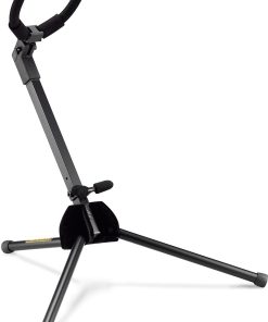 Soporte para saxofón alto Hercules DS431B Travlite, Negro