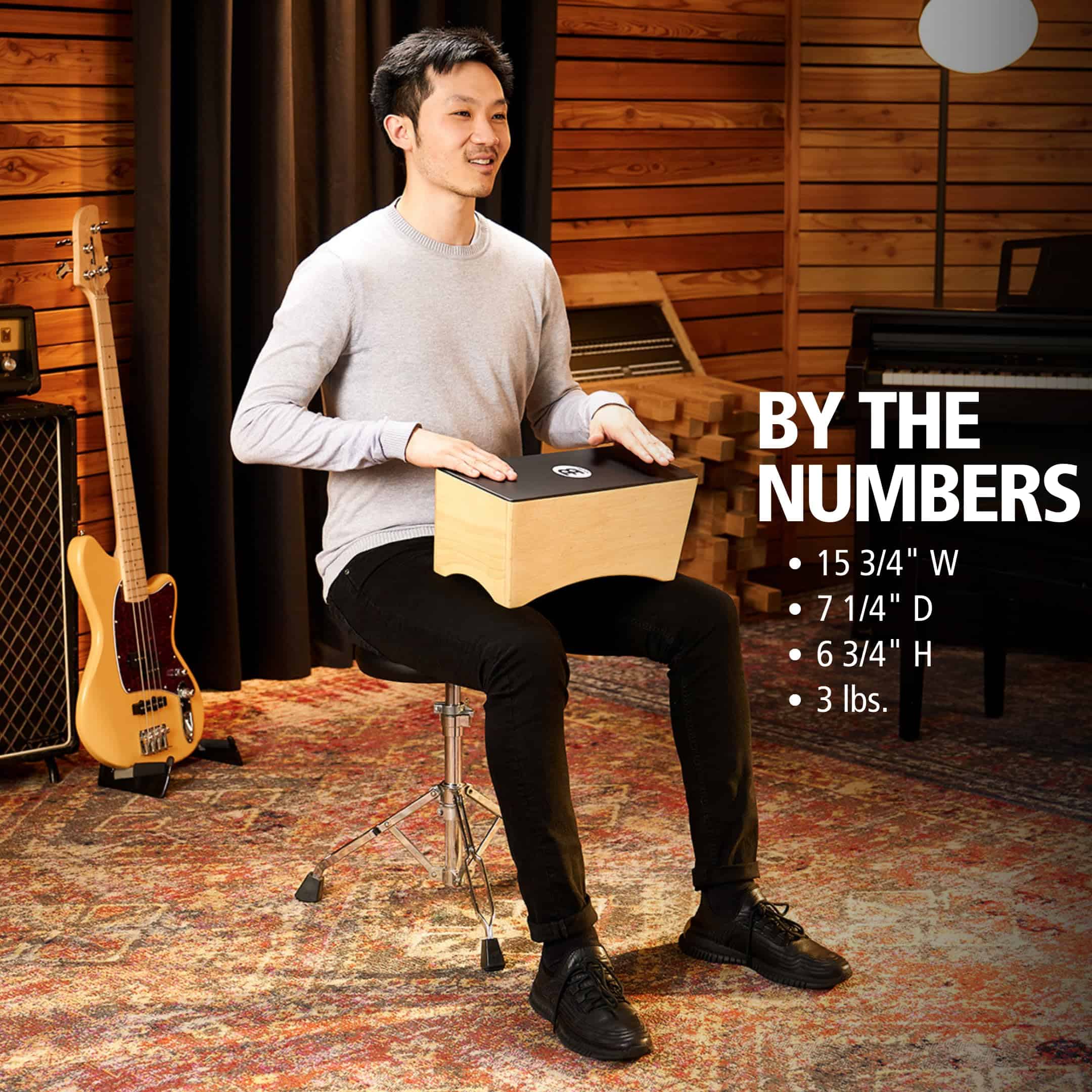 Meinl Bongo Cajon Box Drum con Snares Internos - NO - Imagen 7