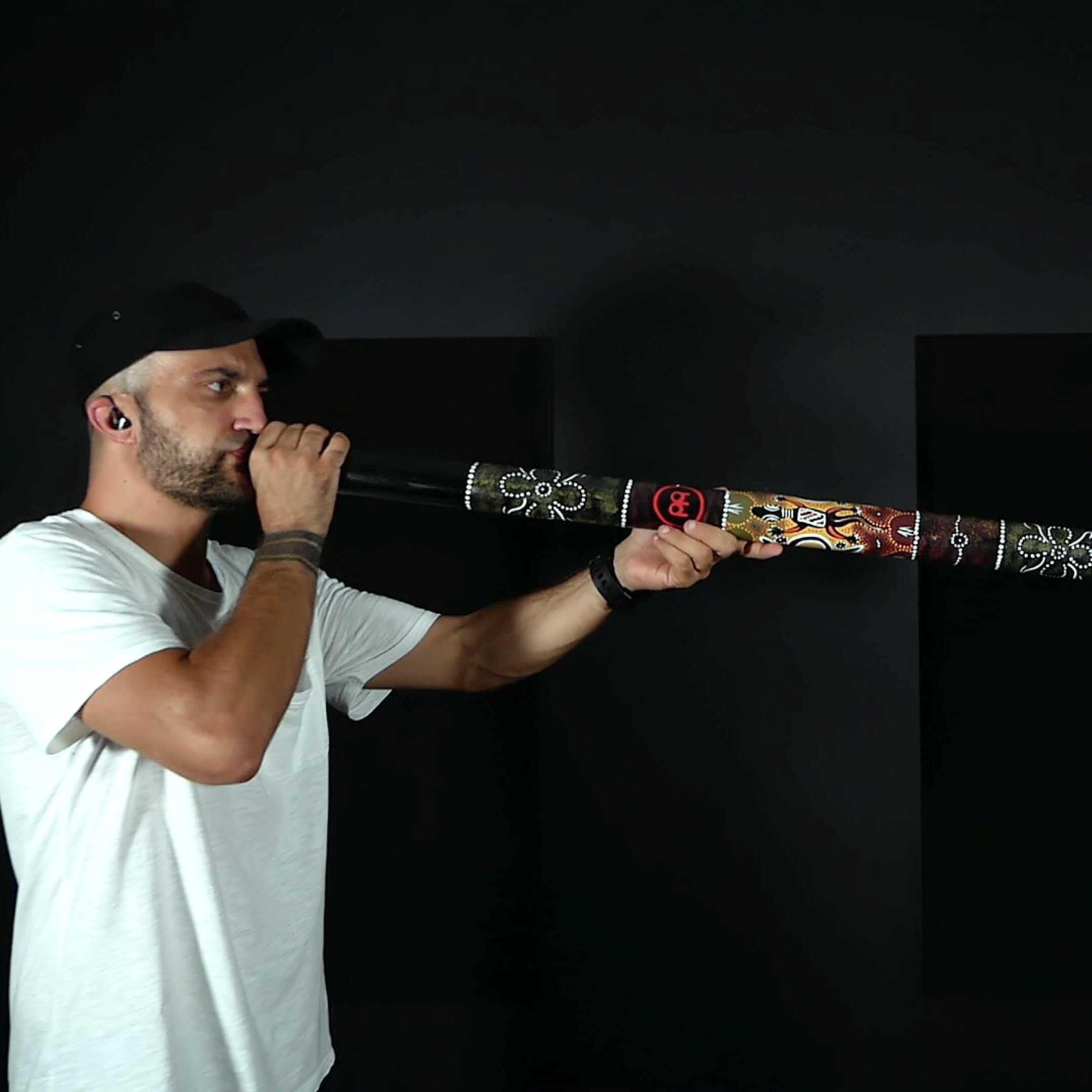 Didgeridoo de Bambú con Diseño Negro - Imagen 7